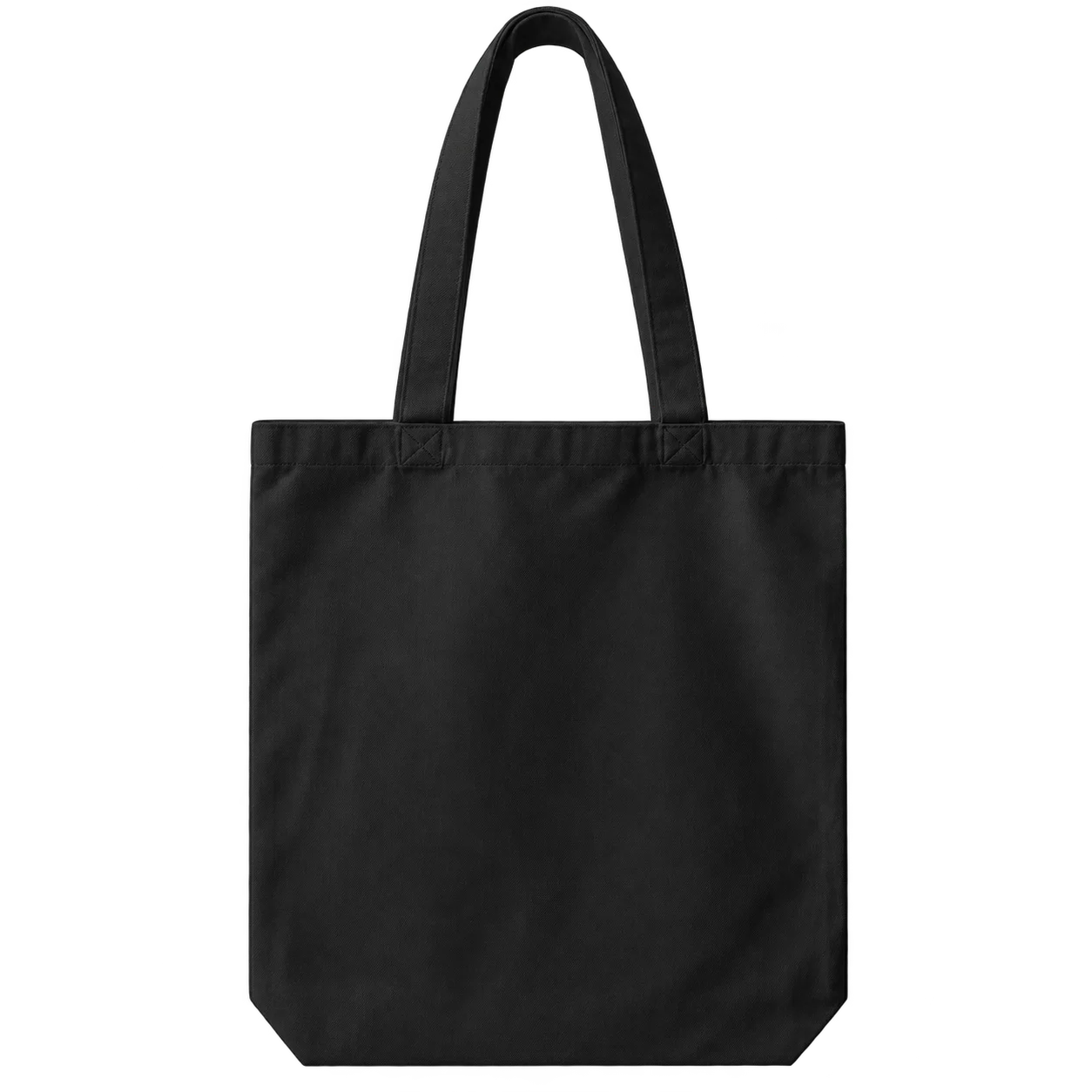 Black Canvas Tote Bag Mockup